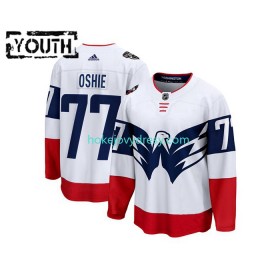 Dětské Hokejový Dres Washington Capitals TJ Oshie 77 Adidas 2023 NHL Stadium Series Bílý Authentic